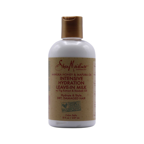 sheamoisture manuka honey & mafura oil intensive hydration leave in milk 8 oz 237 ml