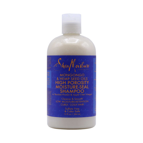 sheamoisture mongongo & hemp seed oils high porosity moisture seal shampoo 13 oz 384 ml