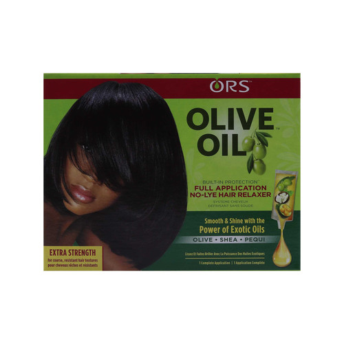 ors olive oil no lye hair relaxer kit extra strength