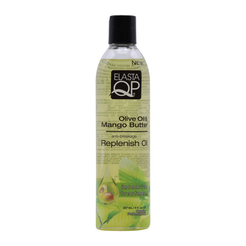 elasta qp olive oil & mango butter anti breakage replenish oil 8 oz 237 ml