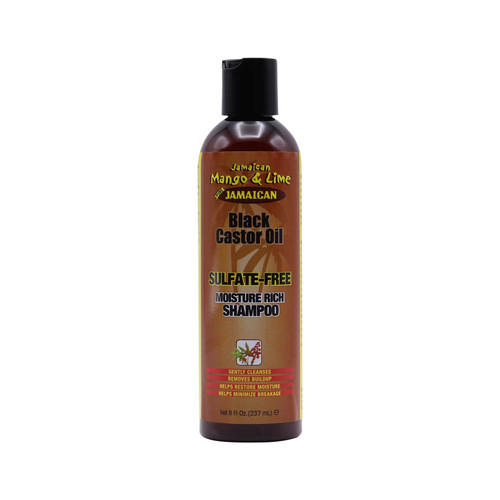 jamaican mango & lime black castor oil sulfate free shampoo 8 oz 237 ml