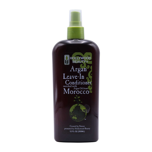 hollywood beauty argan leave in conditioner 12 oz 355 ml