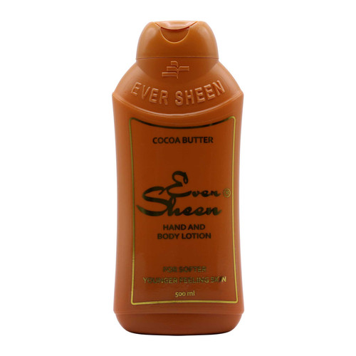 ever sheen cocoa butter hand and body lotion 16.9 oz 500 ml