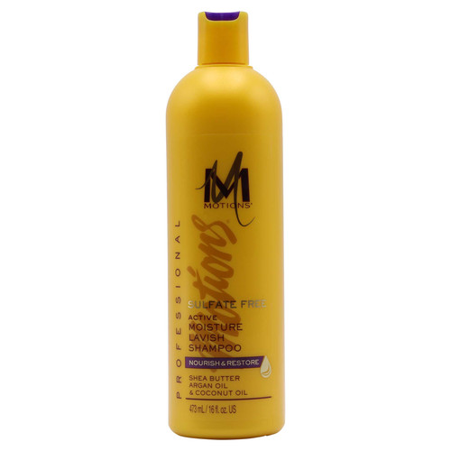 motions professional sulfate free active moisture lavish shampoo 16 oz 473 ml