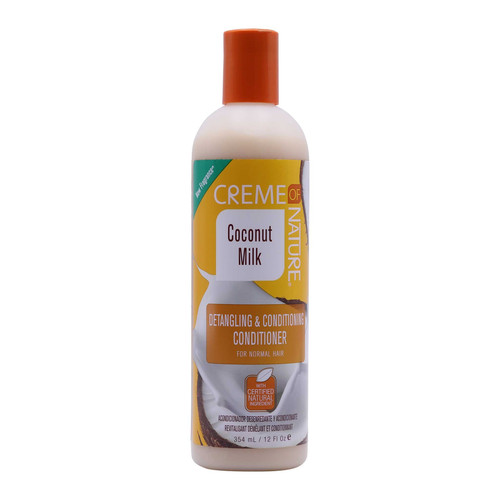 creme of nature coconut milk detangling & conditioning conditioner 12 oz 354 ml