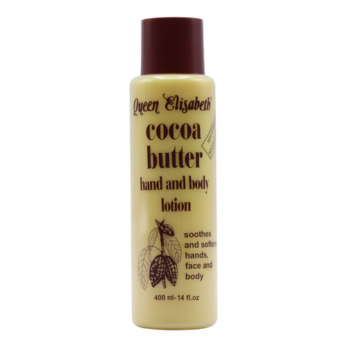 queen elisabeth cocoa butter hand and body lotion 14 oz 400 ml