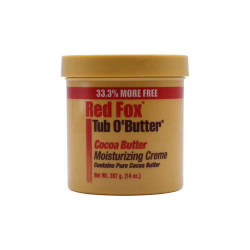 red fox tub o' butter cocoa butter moisturizing creme 33.3� more free 14 oz 397 g