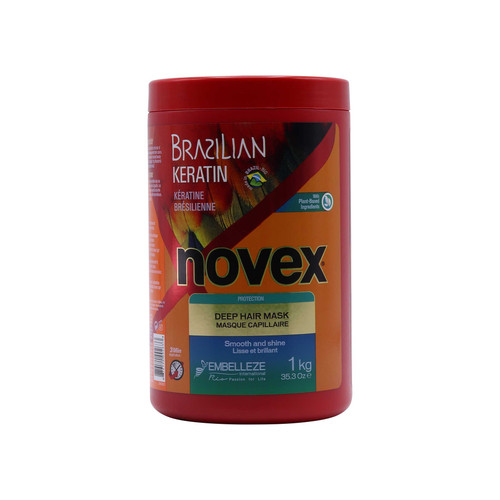 novex brazilian keratin deep hair mask 35.3 oz 1000 g