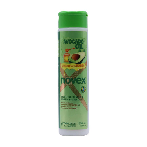 novex avocado oil enriched with honey hydrating shampoo 10.1 oz 300 ml