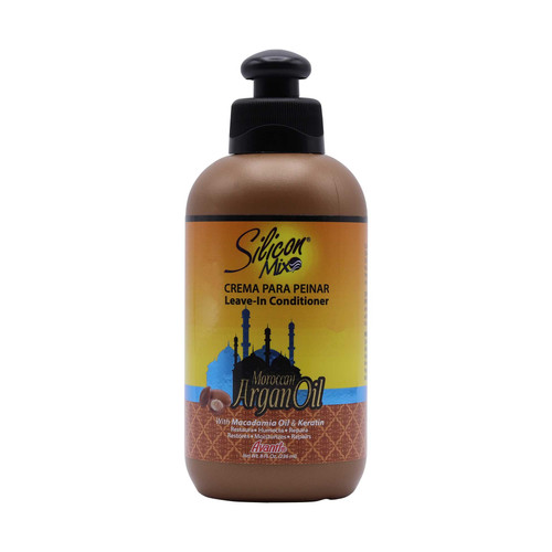 silicon mix moroccan argan oil leave in conditioner 8 oz 236 ml
