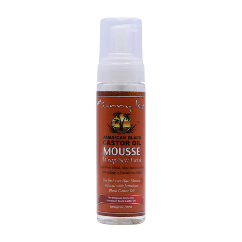 sunny isle jamaican black castor oil mousse wrap set twist 7 oz 207 ml