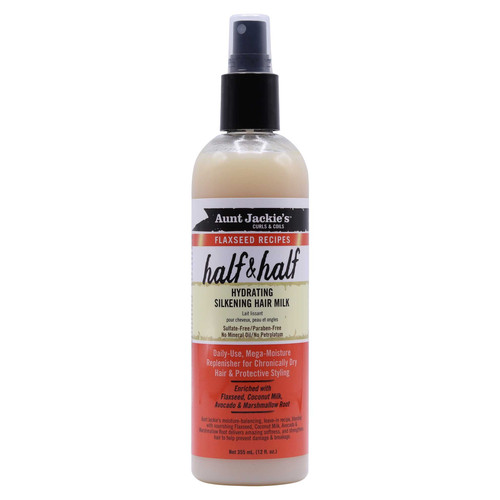 aunt jackie's flaxseed recipes half & half hydrating silkening hair milk 12 oz 355 ml.jpg