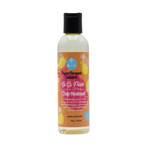 curls poppin pineapple collection scalp treatment 4 oz 118 ml