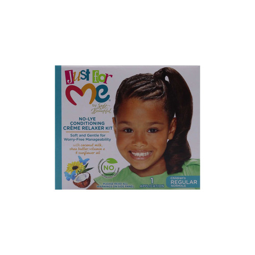 just for me no lye conditioning creme relaxer kit regular