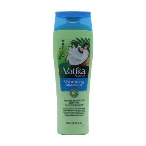 dabur vatika tropical coconut volumizing shampoo 6.76 oz 200 ml
