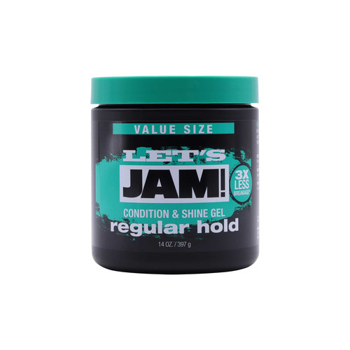 let's jam condition & shine gel regular hold 14 oz 397 g