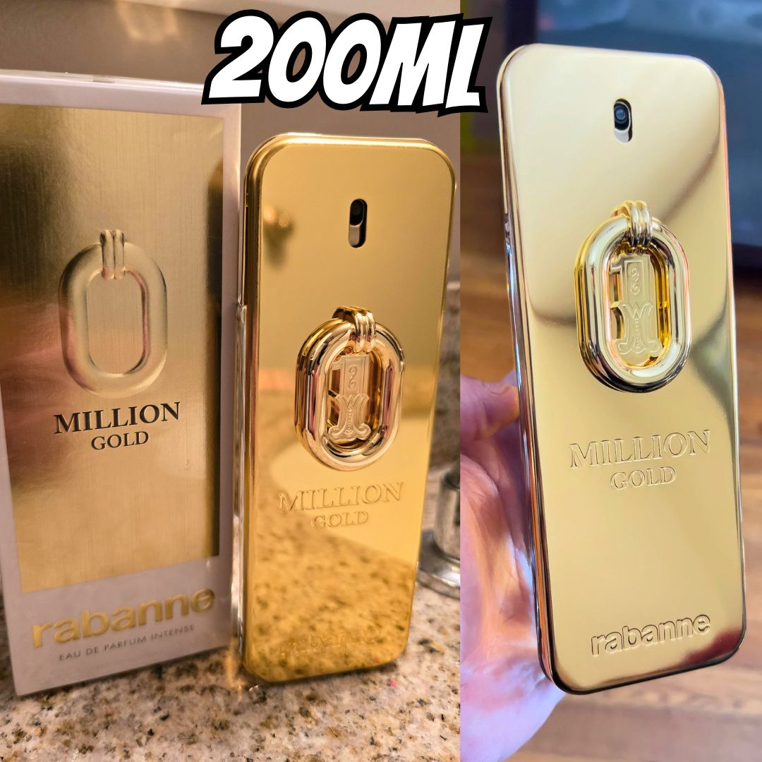 Million Gold Rabanne Eau de Parfum Intense – Perfume Masculino 200ml