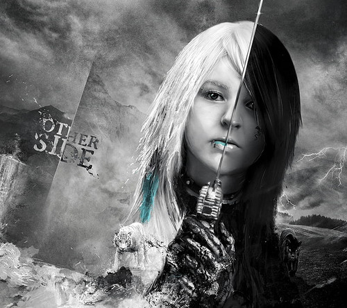 HD wallpaper the other side art bad beautiful black blue dark good gothic side white.jpg