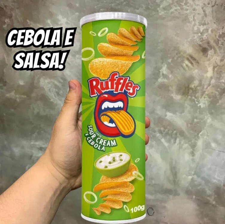 Salgadinho Tira Onda Ruffles Cebola e Salsa 100g