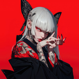 beautiful anime girl tattoo kimono hd wallpaper uhdpaper