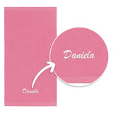 102820 PNK Personalized Velour Solid Colors Towels 04