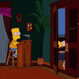Grandpa Simpson turn around.gif