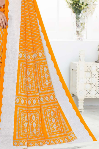 YASMIN Dark Orange Pallu View.png