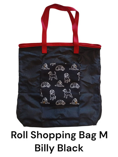 Roll Shopping Bag M Billy Black.jpg