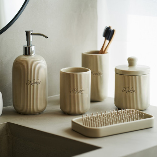 Stylish Ceramic Soap Dispenser Set For Bathroom Countertops.jpg