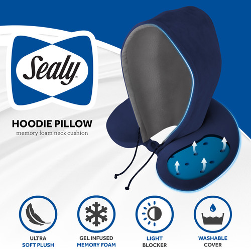 SL11099 Gel Infused Memory Foam Hoodie Travel Pillow (Navy) AMZ 05.jpg