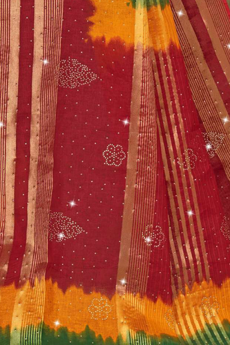 Payal Mandarian Orange Fabric.png