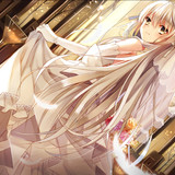 Konachan.com 290787 blush dress elbow gloves feathers gloves headdress jiji (381134808) kasugano sor