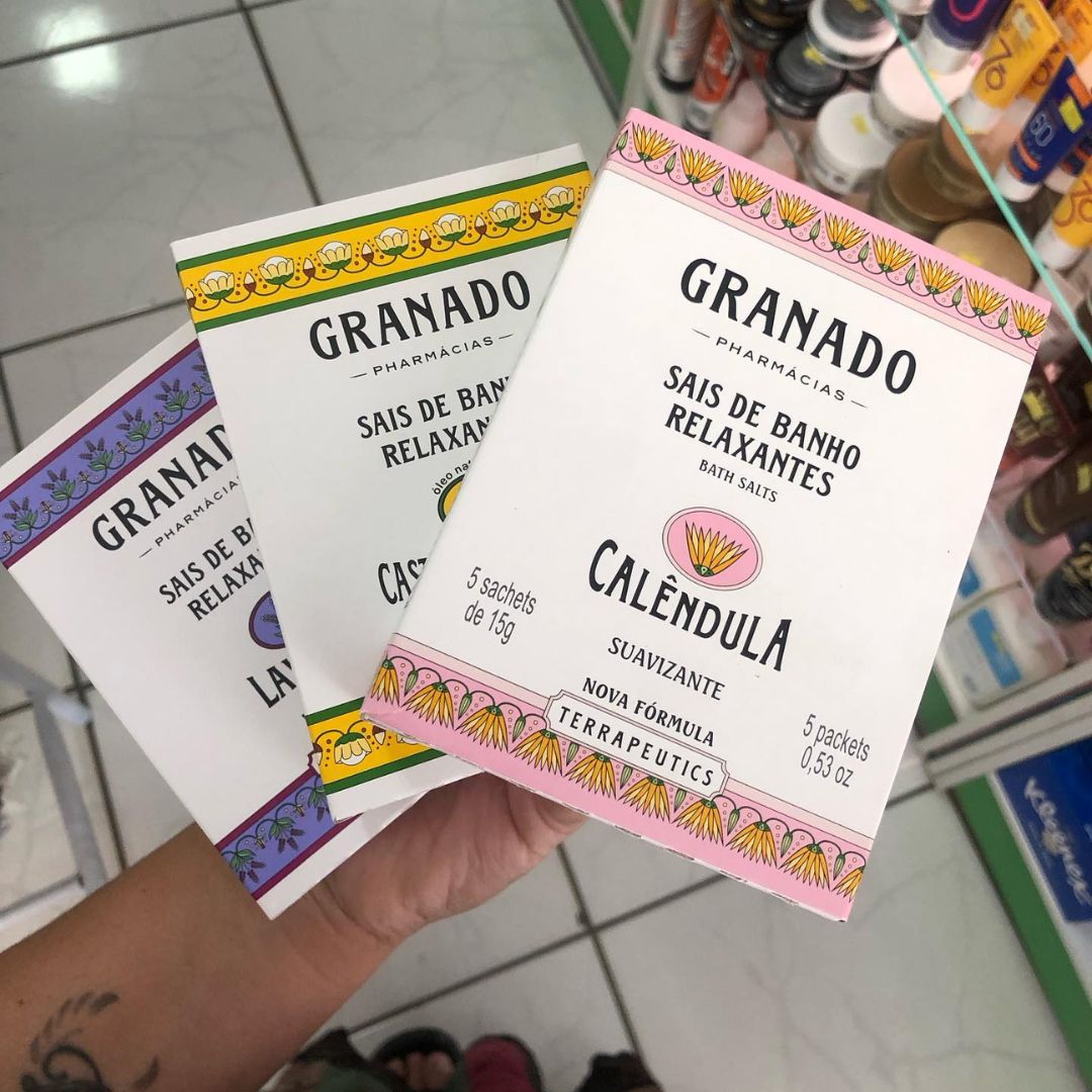 Granado – Sais Banho Calendula 5X15g