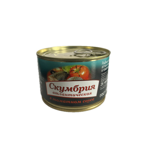 4610000620434 СКУМБРИЯ РЫБНОЕ МЕНЮ №6У КЛЮЧ АТЛАНТ. В ТОМАТ.СОУСЕ 250 Г ЖБАН..jpg