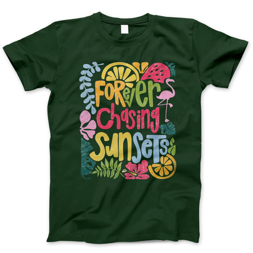 Photograph of four blank t-shirts greys beige and army green. Clipping path included. Ready for your.jpg