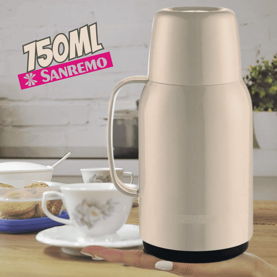 Sanremo – Garrafa Térmica Plástica Gostar de 750ml, Linha Termic