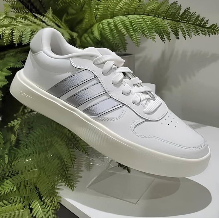 Tênis Adidas Litecourt Feminino – Branco+prata