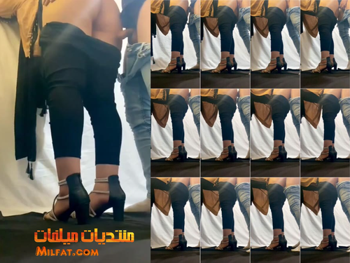 فضيحة الموظفه المحجبه و زميلها فحمام الشغل فشخها فشخ خلاها تصرخ ومش راحمها