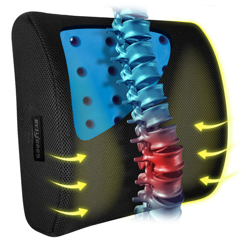GY1841 Gel Infused Lumbar Cushion (Black) AMZ 01.jpg