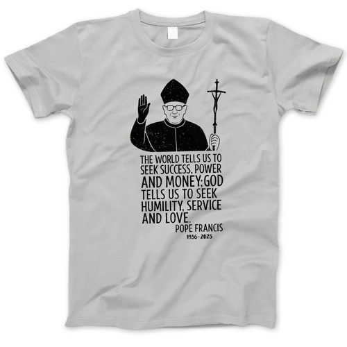 Photograph of four blank t-shirts greys beige and army green. Clipping path included. Ready for your.jpg