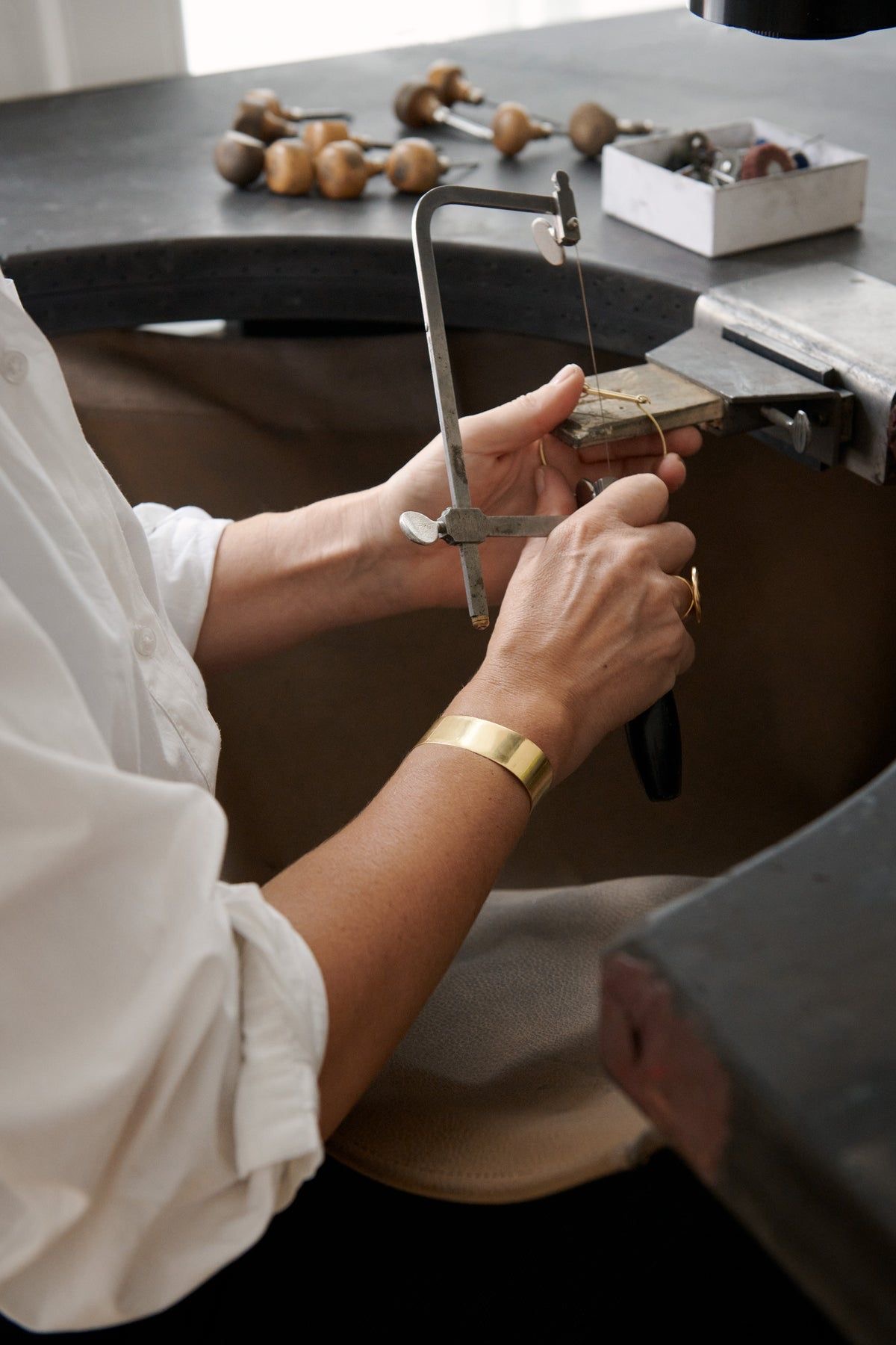 Master Goldsmith at work