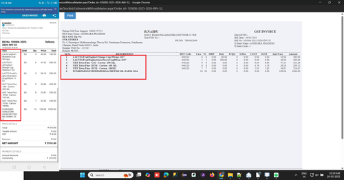 R1 R1. Order Bill Print Not showing all the invoiced products in the 'Preview' & 'Print' screen.png