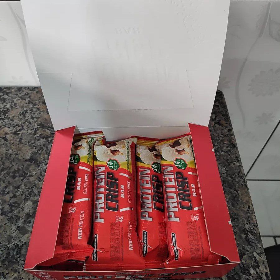 Protein Crisp Bar Leite Ninho com Creme de Avelã 12 und Integralmédica