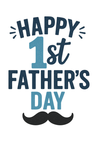 happy first father's day boy.png