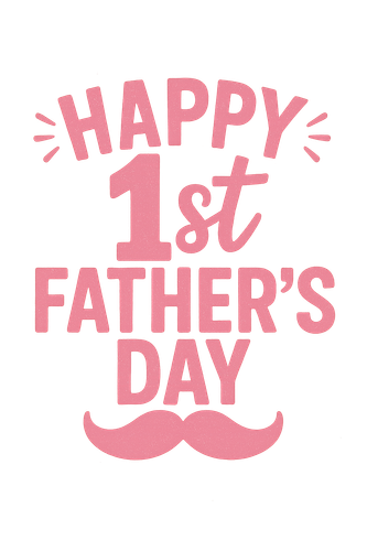 happy first father's day girl.png