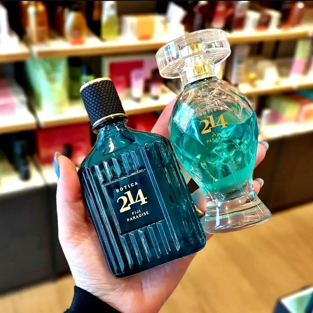 Combo Botica 214 Fiji Paradise: Eau De Parfum Masculino 90ml + Eau De Parfum Feminino 75ml