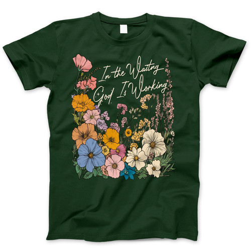 Photograph of four blank t-shirts greys beige and army green. Clipping path included. Ready for your.jpg