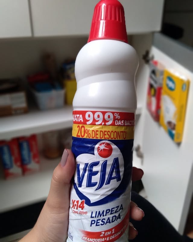 Veja Limpador X14 Limpeza Pesada 2Em1 Cloro Ativo 1 L 1L