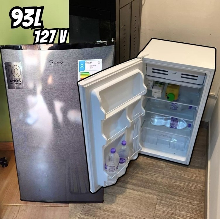 Frigobar 93L INOX Midea