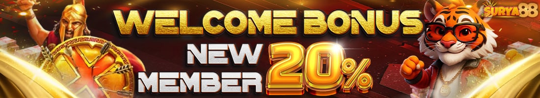 WELCOME MEMBER BARU 20%